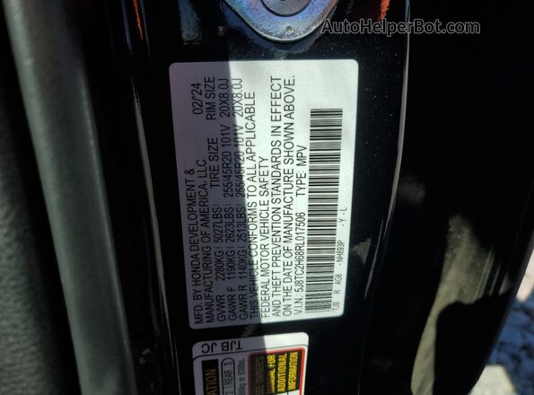 5J8TC2H68RL017506 2024 ACURA RDX Black 