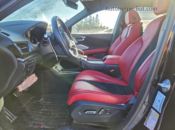 5J8TC2H85NL805204 2022 ACURA RDX Черный Вид салона спереди