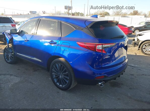 5J8TC2H8XNL000069 2022 ACURA RDX Blue უკანა მარცხენა