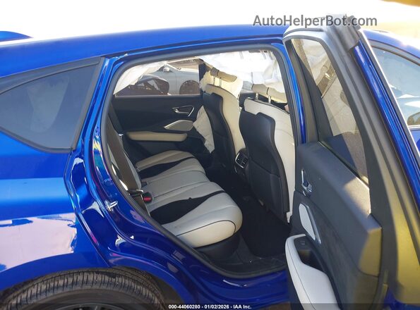 5J8TC2H8XNL000069 2022 ACURA RDX Blue VIN კოდის სტიკერის ხედი