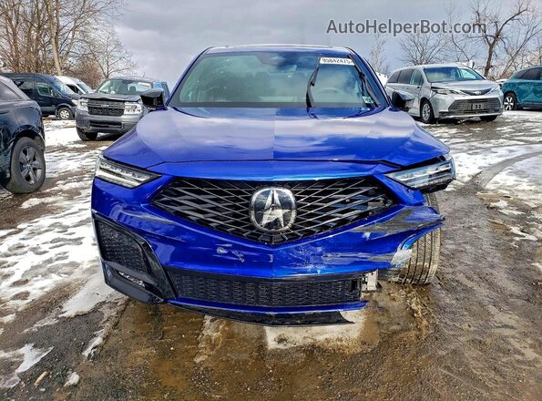 5J8YE1H00SL009072 2025 ACURA MDX Blue Вид спереду