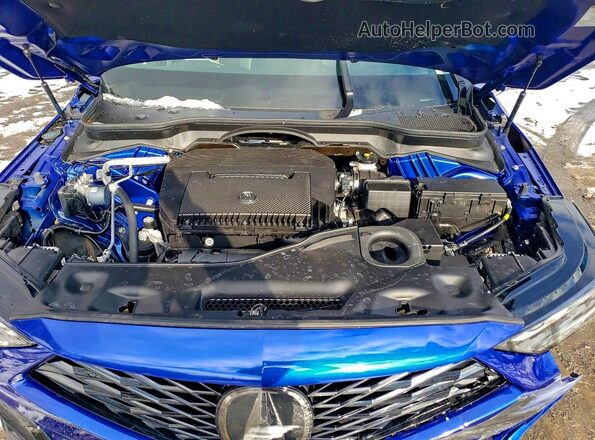 5J8YE1H00SL009072 2025 ACURA MDX Blue Вид підкапотного простору