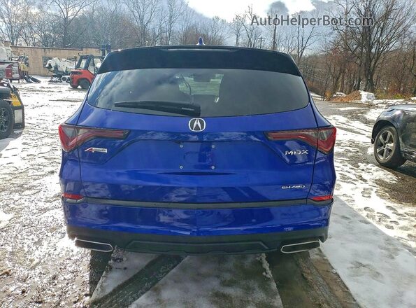 5J8YE1H00SL009072 2025 ACURA MDX Blue Вид ззаду