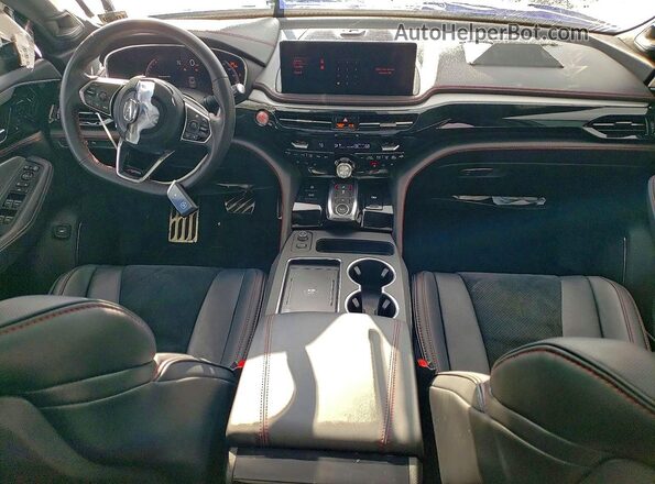 5J8YE1H00SL009072 2025 ACURA MDX Blue Вид панелі приладів