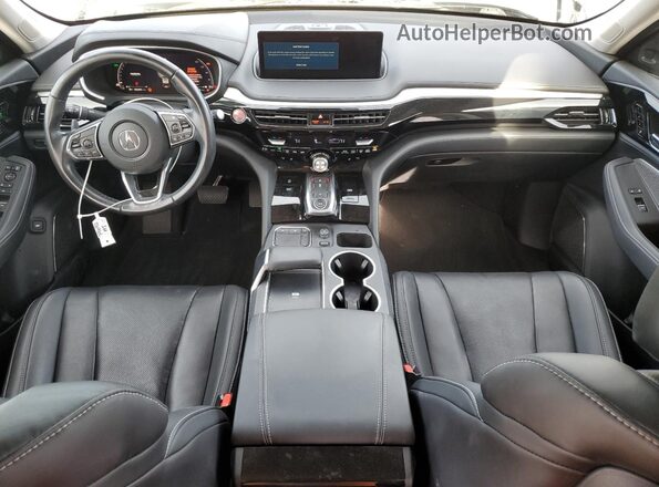 5J8YE1H4XPL006187 2023 ACURA MDX Black Vista del salpicadero