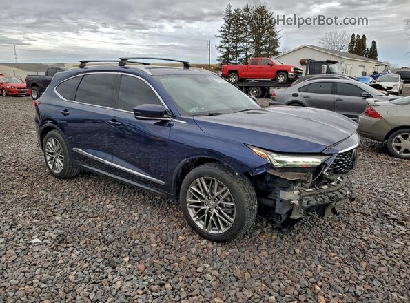 5J8YE1H82PL012844 2023 ACURA MDX Blue Przód prawy