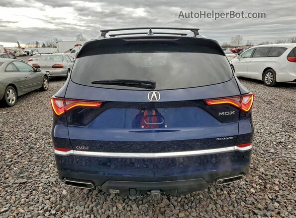 5J8YE1H82PL012844 2023 ACURA MDX Blue Widok z tyłu