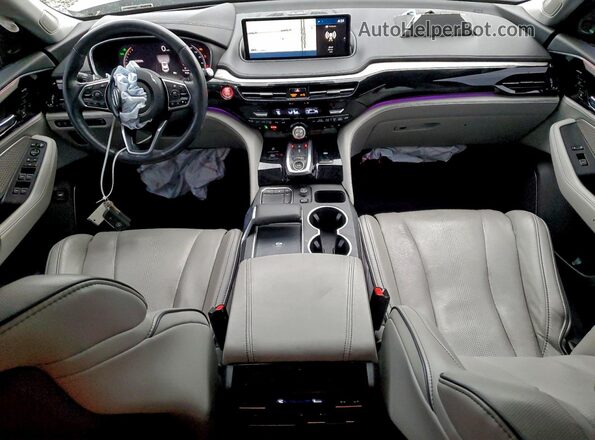 5J8YE1H82PL012844 2023 ACURA MDX Blue Widok deski rozdzielczej