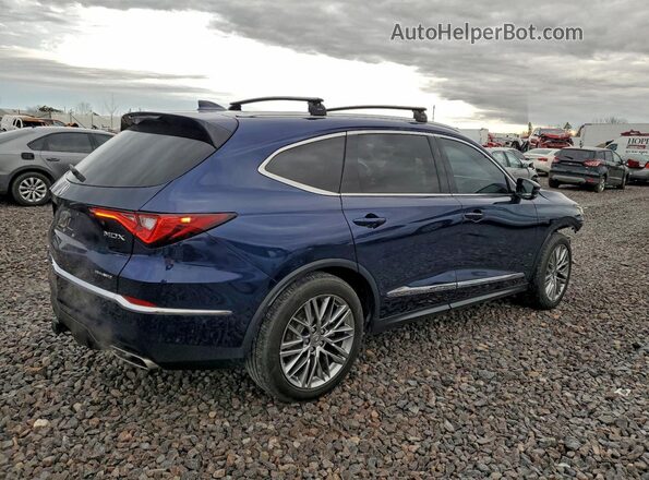 5J8YE1H82PL012844 2023 ACURA MDX Blue Tył prawy