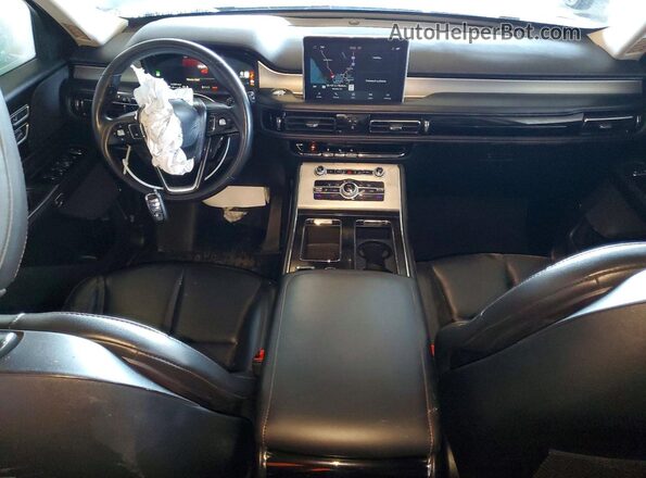 5LM5J0XC8PGL07896 2023 LINCOLN AVIATOR Black Առջևի վահանակի տեսք