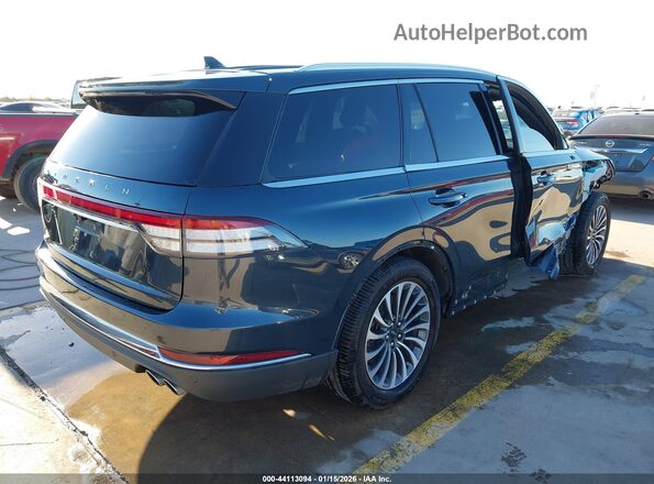 5LM5J7WC2MGL02604 2021 LINCOLN AVIATOR Blue Trasero derecho