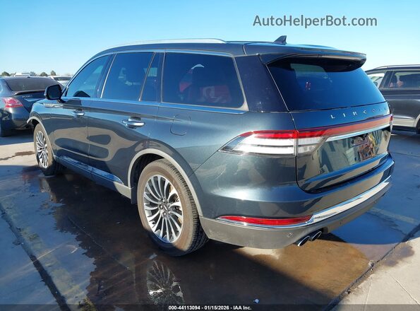 5LM5J7WC2MGL02604 2021 LINCOLN AVIATOR Blue Trasero izquierdo