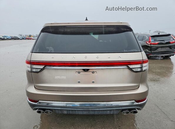 5LM5J7WC5MGL14424 2021 LINCOLN AVIATOR Beige Vista trasera