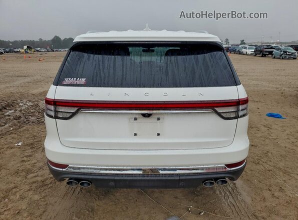 5LM5J7WC6NGL05796 2022 LINCOLN AVIATOR White უკანა ხედი