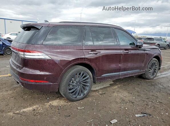 5LM5J7XC0RGL02123 2024 LINCOLN AVIATOR Бордовый Задняя правая четверть
