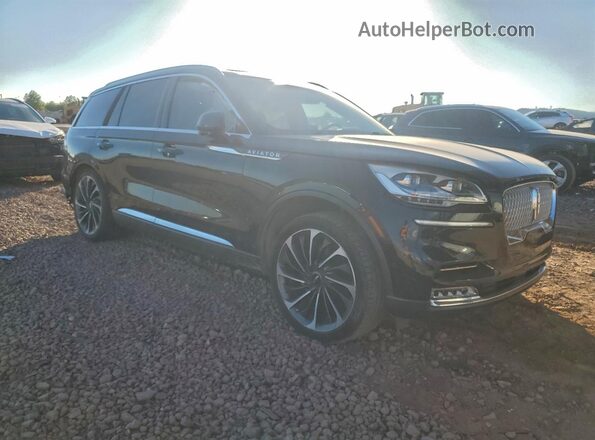 5LM5J7XC1LGL02249 2020 LINCOLN AVIATOR Black Передня права чверть