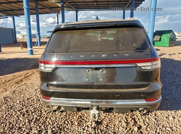 5LM5J7XC1LGL02249 2020 LINCOLN AVIATOR Black Вид ззаду