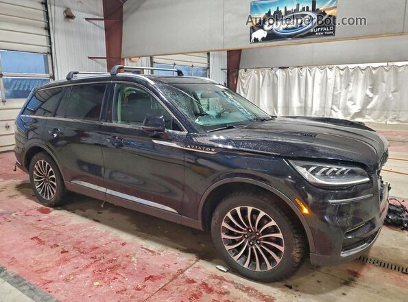 5LM5J7XC1NGL12878 2022 LINCOLN AVIATOR Black Front right