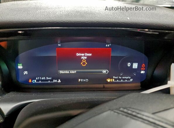 5LM5J7XC1NGL12878 2022 LINCOLN AVIATOR Black Instrument cluster view