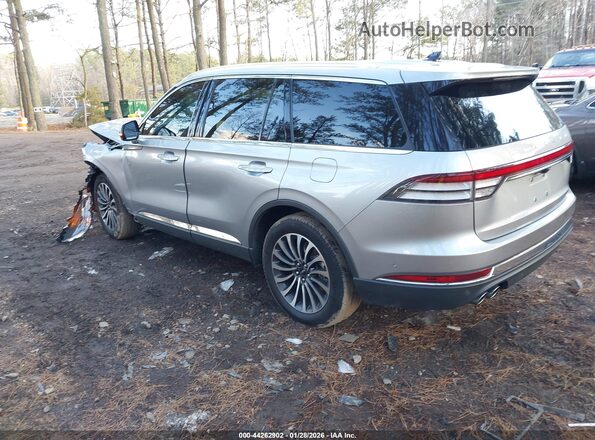 5LM5J7XC2MGL18459 2021 LINCOLN AVIATOR Коричневый Задняя левая четверть