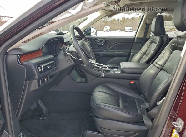5LM5J7XC2RGL08568 2024 LINCOLN AVIATOR Burgundy Սալոնի դիմացի տեսք