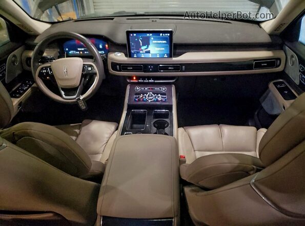 5LM5J7XC4MGL09312 2021 LINCOLN AVIATOR Black Widok deski rozdzielczej