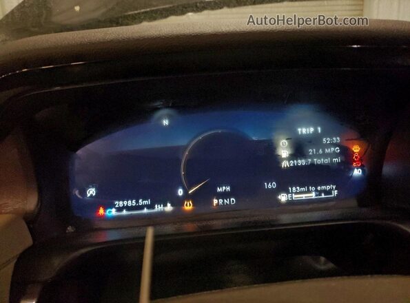 5LM5J7XC4MGL09312 2021 LINCOLN AVIATOR Black Widok zestawu wskaźników