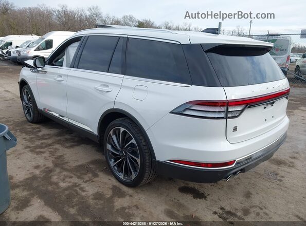 5LM5J7XC6SGL12371 2025 LINCOLN AVIATOR Белый Задняя левая четверть