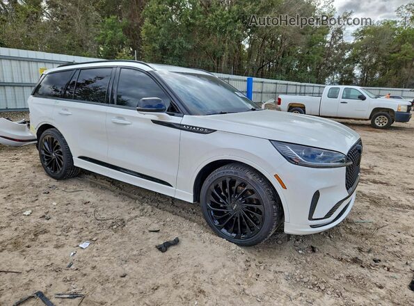 5LM5J7XC8SGL21766 2025 LINCOLN AVIATOR White Передня права чверть