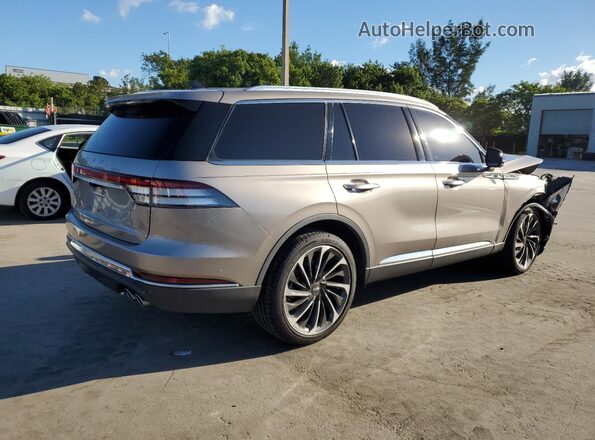 5LM5J7XC9MGL09127 2021 LINCOLN AVIATOR Beige Tył prawy