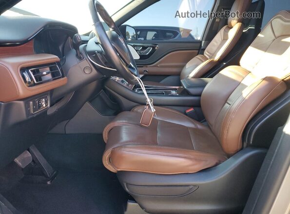 5LM5J7XC9MGL09127 2021 LINCOLN AVIATOR Beige Widok wnętrza z przodu