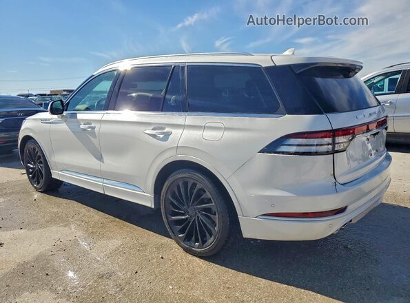 5LM5J7XC9NGL03426 2022 LINCOLN AVIATOR White უკანა მარცხენა