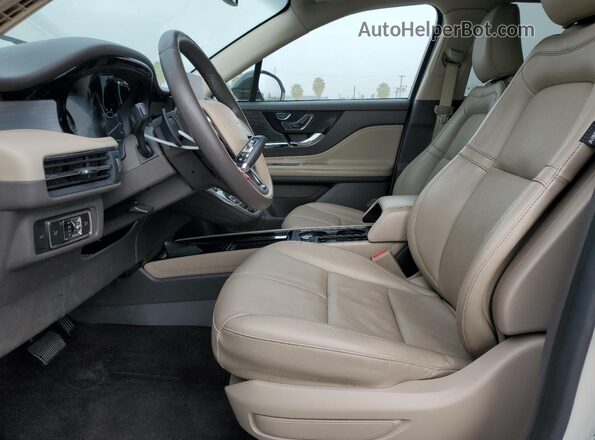 5LMCJ1D99NUL01898 2022 LINCOLN CORSAIR Beige Widok wnętrza z przodu