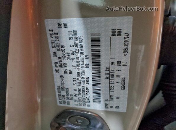 5LMCJ1DA6RUL08582 2024 LINCOLN CORSAIR Gray VIN sticker view