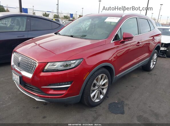 5LMCJ2C9XKUL50918 2019 LINCOLN MKC Red Передня ліва чверть