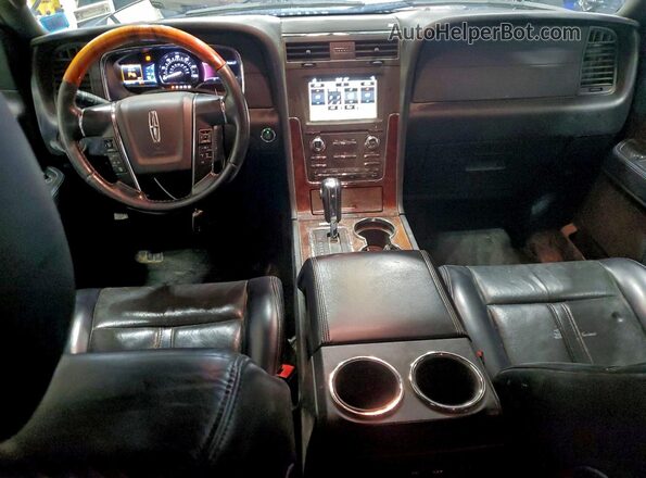 5LMJJ2JT2HEL01088 2017 LINCOLN NAVIGATOR Black Вид панелі приладів