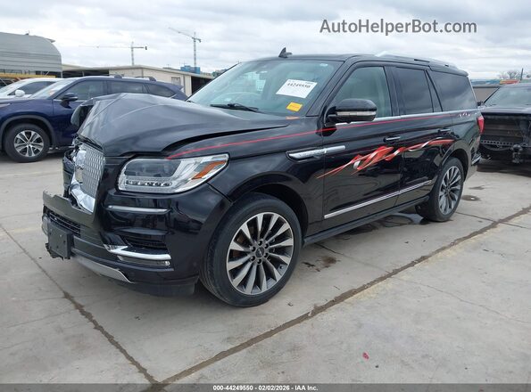 5LMJJ2KT6MEL02835 2021 LINCOLN NAVIGATOR Black Vista tres cuartos delantera izquierda