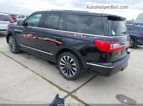 5LMJJ2KT6MEL02835 2021 LINCOLN NAVIGATOR Black Trasero izquierdo