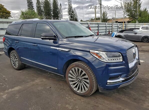 5LMJJ2KT7LEL09100 2020 LINCOLN NAVIGATOR Blue Передня права чверть