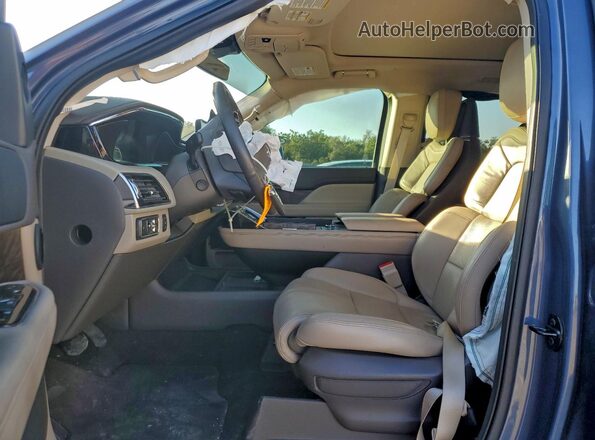 5LMJJ2KT7NEL14316 2022 LINCOLN NAVIGATOR Синий Вид салона спереди