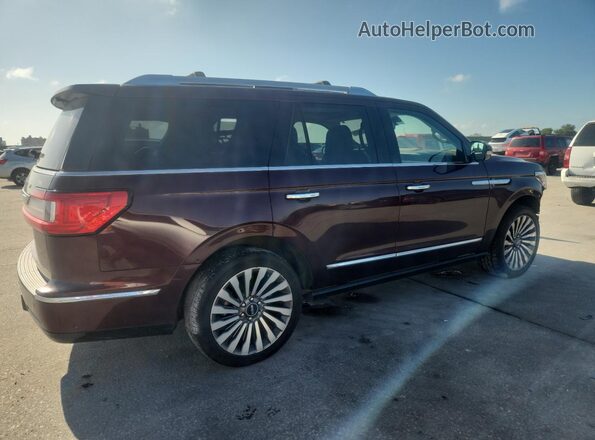 5LMJJ2LT2KEL08661 2019 LINCOLN NAVIGATOR Maroon Задня права чверть
