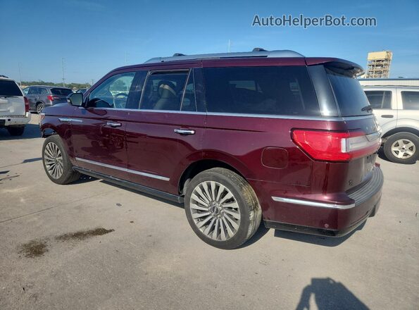 5LMJJ2LT2KEL08661 2019 LINCOLN NAVIGATOR Maroon Задня ліва чверть