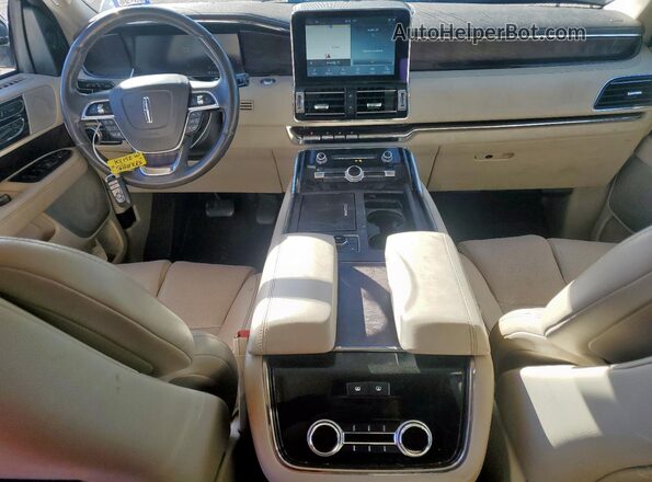 5LMJJ2LT5LEL05660 2020 LINCOLN NAVIGATOR White Widok deski rozdzielczej