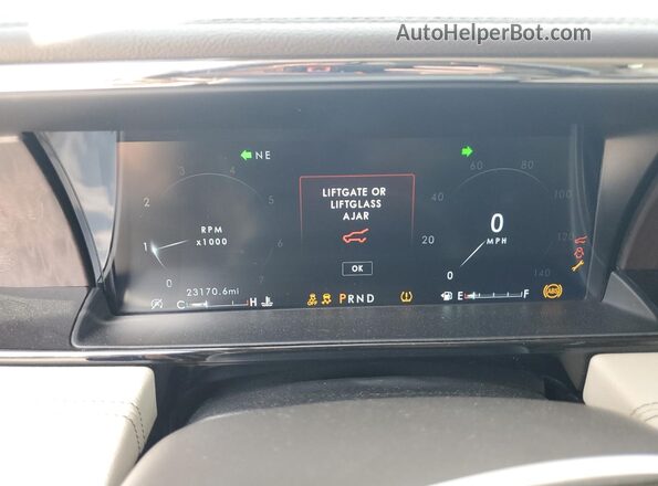 5LMJJ2LT7LEL06292 2020 LINCOLN NAVIGATOR Blue Widok zestawu wskaźników