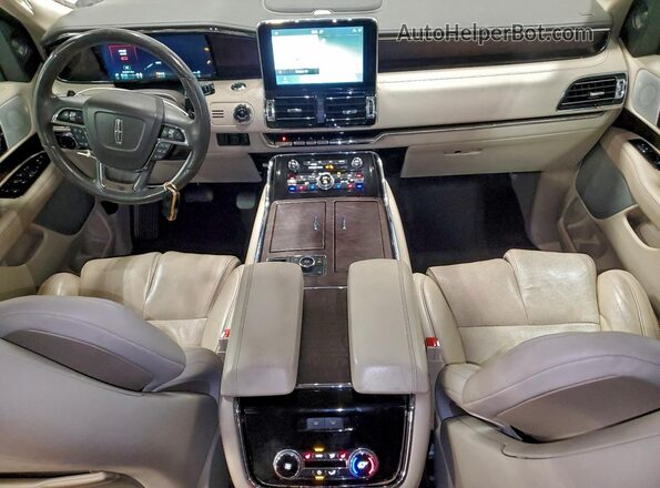 5LMJJ2LT7LEL12965 2020 LINCOLN NAVIGATOR White Widok deski rozdzielczej