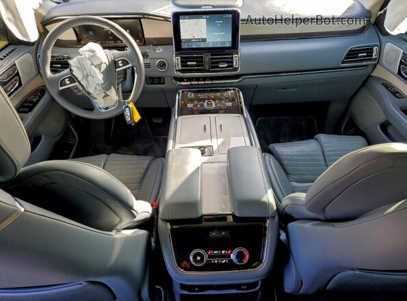5LMJJ2TT2LEL07866 2020 LINCOLN NAVIGATOR Blue Widok deski rozdzielczej
