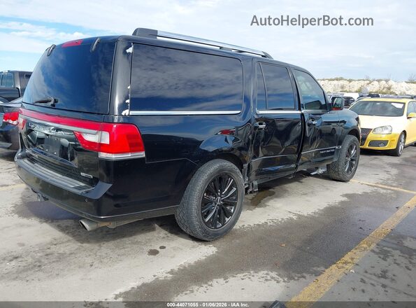 5LMJJ3HT0GEL05862 2016 LINCOLN NAVIGATOR L Black Задня права чверть