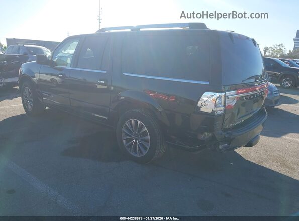 5LMJJ3HT1HEL12966 2017 LINCOLN NAVIGATOR L Black Հետևի ձախ