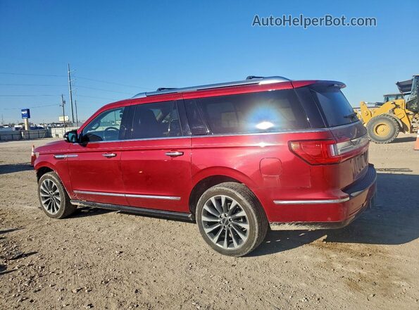 5LMJJ3HT1JEL05439 2018 LINCOLN NAVIGATOR Red Задня ліва чверть