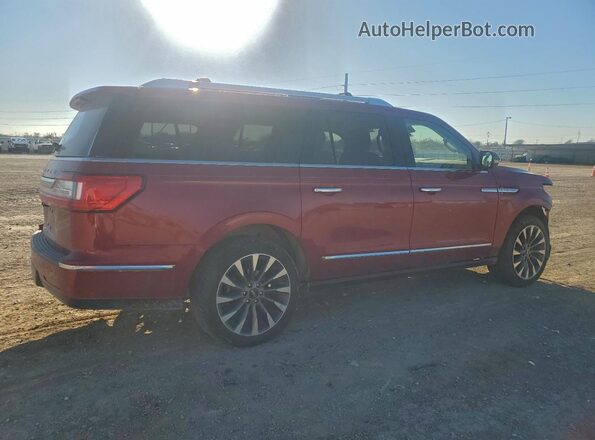 5LMJJ3HT1JEL05439 2018 LINCOLN NAVIGATOR Red Задня права чверть